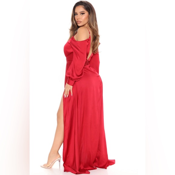 Red Fashionova Dress size small - Picture 2 of 3